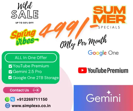 Youtube, Gemini & Google 4 in 4 Combo